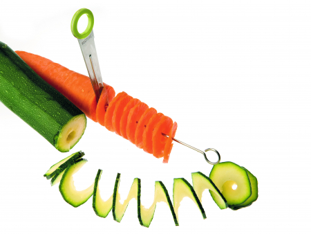 Ibili-Accesorios spiral slicer, stainless steel/plastic, 12 cm, silver/green [1]