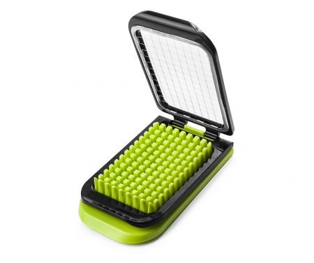 Cooking utensils - Ibili-Easycook salad vegetable slicer, plastic/stainless steel, 21x12x3 cm, green/black
