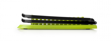 Ibili-Easycook salad vegetable slicer, plastic/stainless steel, 21x12x3 cm, green/black [6]