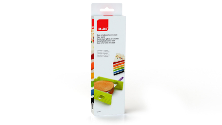 Feliator pentru tort si prajituri extensibil Ibili, plastic, 20-35/10 cm, verde [5]