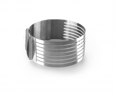 Feliator reglabil pentru tort marca Ibili, otel inoxidabil, 24-30/8.5 cm, argintiu [3]