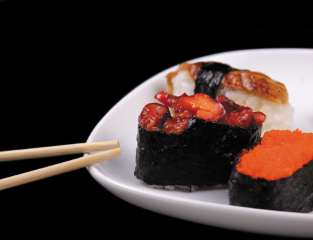 Forma pentru sushi Ibili Gunkan, plastic, 19x7 cm, maro [1]