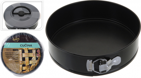 Tavi detasabile - Forma tort detasabila Excellent Houseware, otel, 26x9 cm, negru