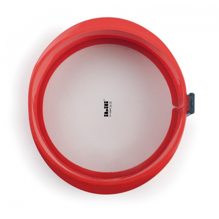 Ibili-Strawberry removable cake pan, silicone/heat-resistant glass, 20x7 cm, red [2]