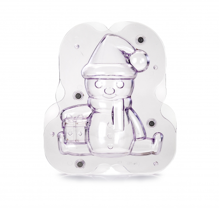 Tavi si forme prajituri - Forma turta dulce 3D Ibili-Chocolate, policarbonat, 20 cm, transparent