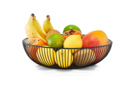 Fructiera Zeller, metal, 28x8 cm, negru [1]