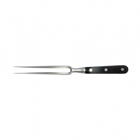 Ustensile gratar - Furculita friptura Carl Schmidt Sohn, otel, 30 cm, argintiu/negru