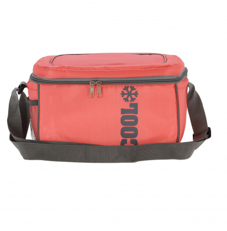 Genti termorezistente - Geanta termoizolanta Excellent Houseware, poliester, 27x17x18 cm, 8 l, rosu
