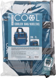 Geanta termoizolanta Excellent Houseware, poliester, 28x22x31 cm, 20 l, albastru [3]