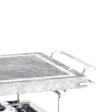 Grill Ibili-Oriente Medio, marble/stainless steel, 37x18 cm, silver/gray [2]