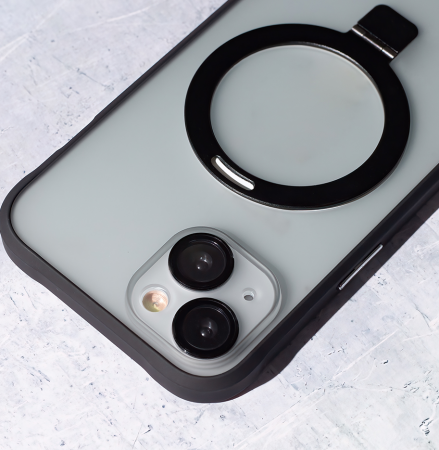 Mag Ring protective case for Phone 13 Pro 6.1", thermoplastic polyurethane, black [5]