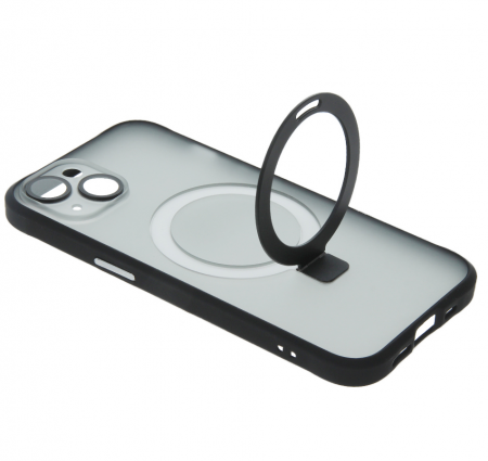 Mag Ring protective case for Phone 13 Pro 6.1", thermoplastic polyurethane, black [3]