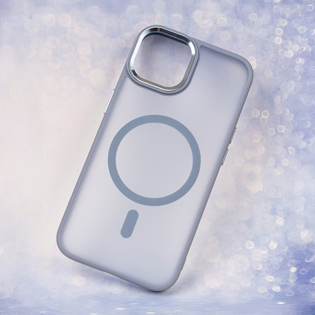 Huse telefoane - Husă Frozen Mag pentru iPhone 15 6,1" albastru deschis