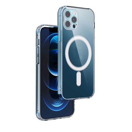 Huse telefoane - Husă protecție pentru iPhone 15 Pro 6,1", transparentă, cu protecție pentru cameră