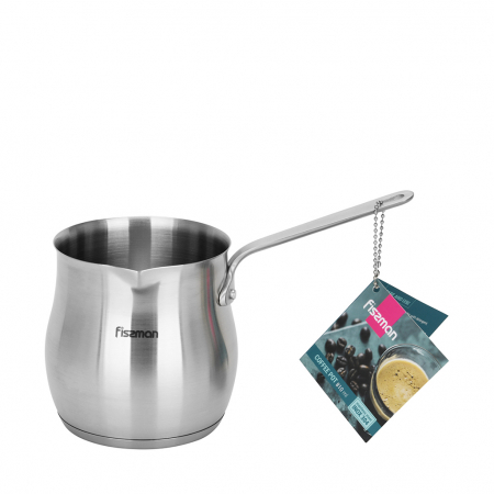 Fissman coffee pot, 18/10 stainless steel, 8.5x10.5 cm, 530 ml, silver [4]