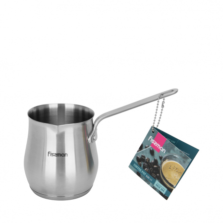 Fissman coffee pot, 18/10 stainless steel, 8.5x10.5 cm, 530 ml, silver [1]