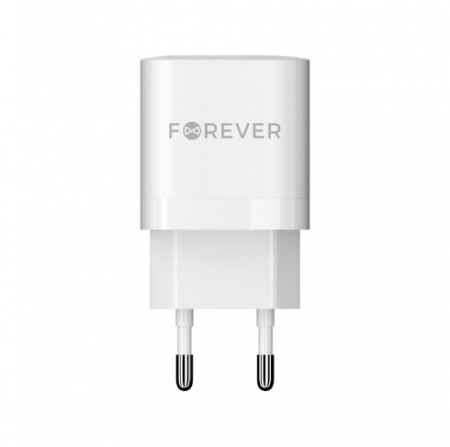 Forever TC-05 GaN PD QC mains charger, fast charger, USB-C and USB, 33 W, white [2]