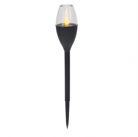 Corpuri iluminat exterior - Lampa iluminat solar Pro Garden, polipropilena, 6x37 cm, negru