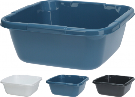 Bol patrat Excellent Houseware, polipropilena, 29x29x12 cm, 6 l, negru [1]