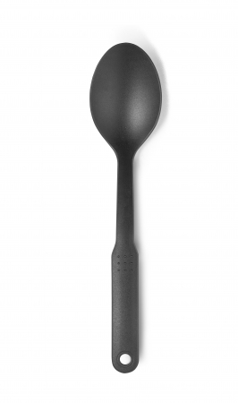 Polonice, clesti, spatule, linguri - Lingura gatit Ibili-Soft, nailon, 30.5 cm, negru
