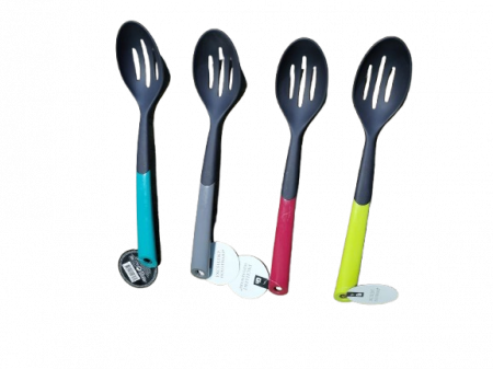 Koopman International perforated spoon, plastic, 31 cm, gray [3]