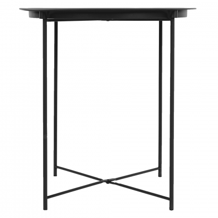 Masa Home&Styling Collection, metal, 47x51 cm, negru [3]