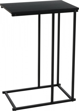 Tables - Home&Styling Collection side table, metal/wood, 58x26x40 cm, black