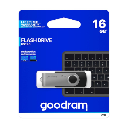 Cabluri date si incarcare telefoane - Memorie USB Goodram  USB 3.0, Twister, negru, 16GB