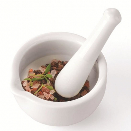 Mojar cu pistil Judge, portelan, 10x6 cm, alb [1]