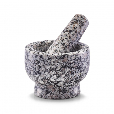 Mojare - Mojar cu pistil Zeller, granit, 9x6.5 cm, gri