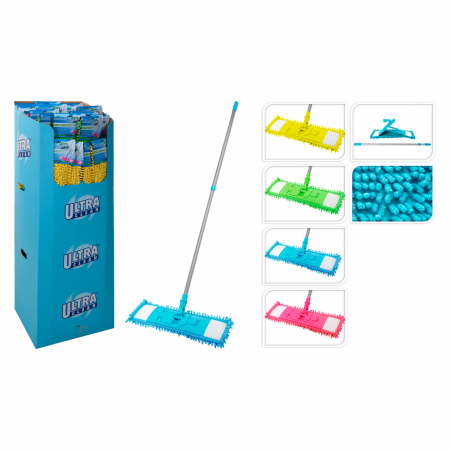 Mop Koopman, microfibra/metal, 44x14 cm, albastru [1]