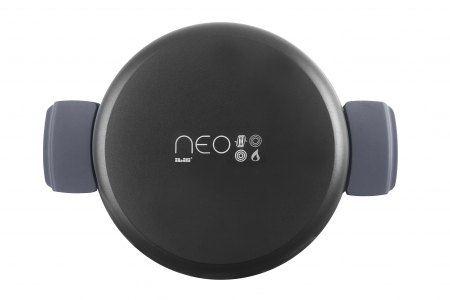 Ibili-Neo pot with lid, aluminum/quantanium, 24x11 cm, 4.3 l, black [3]