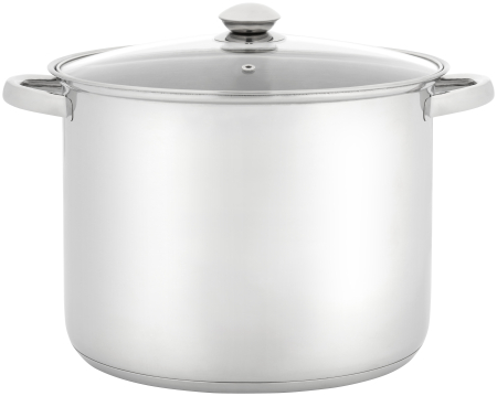 Pots - Oala cu capac Judge, otel inoxidabil, 28 cm, 13 l, argintiu