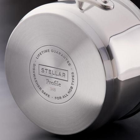 Oala cu capac Stellar Profile, otel inoxidabil 18/10, 20x29 cm, 3.25 l, argintiu [1]