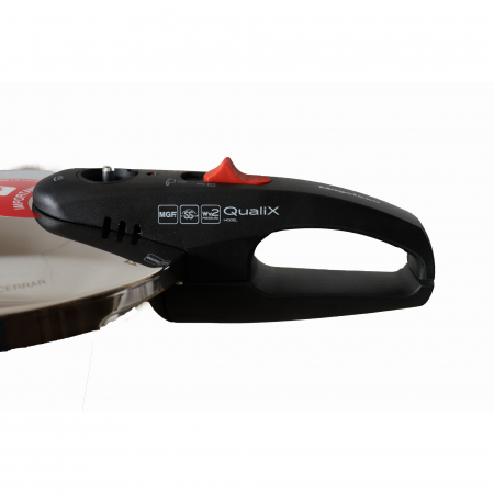 Oala sub presiune Magefesa-Qualix, otel inoxidabil 18/10, 22x20 cm, argintiu/negru [1]