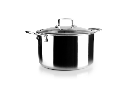Cookware - Triply Natural pot Ibil, stainless steel, 26 cm, silver