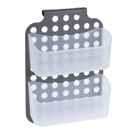 Obiecte mobilier - Organizator baie Bathroom Solutions, polipropilena, 35x25x10 cm, gri