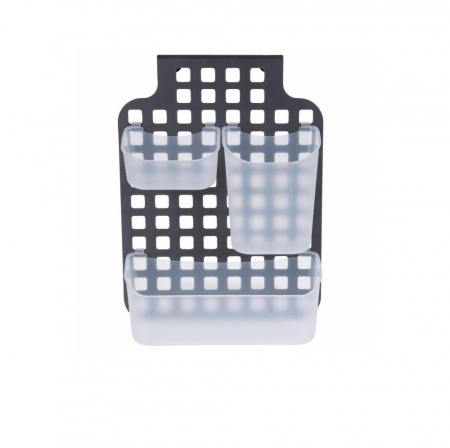 Obiecte mobilier - Organizator baie Bathroom Solutions, polipropilena, 39x29x9 cm, antracit