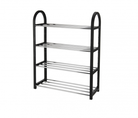 Dulapuri si organizatoare - Organizator incaltaminte Excellent Houseware, plastic/metal, 50x19x65 cm, negru