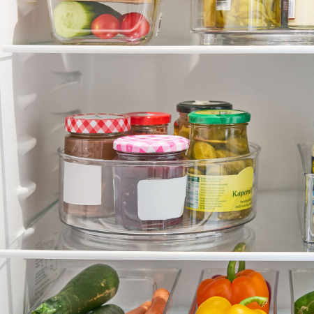 Organizator rotativ Zeller, plastic, 23x9 cm, transparent [3]