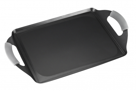 Grill - Magefesa-Prisma Grill Plate, stainless steel, 27x21 cm, silver/black