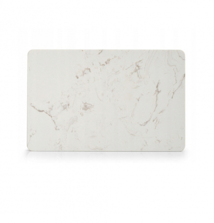 Platou servire Zeller, marmura, 28x18x1 cm, alb [1]