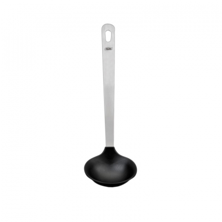 Polonice, clesti, spatule, linguri - Polonic Ibili, otel inoxidabil/nailon, 30 cm, argintiu/negru