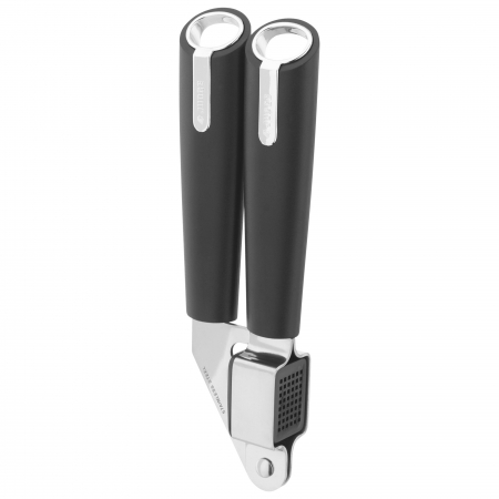 Prese, tocatoare si feliatoare alimente - Presa usturoi Judge, otel inoxidabil/ABS, 19x6.5 cm, negru