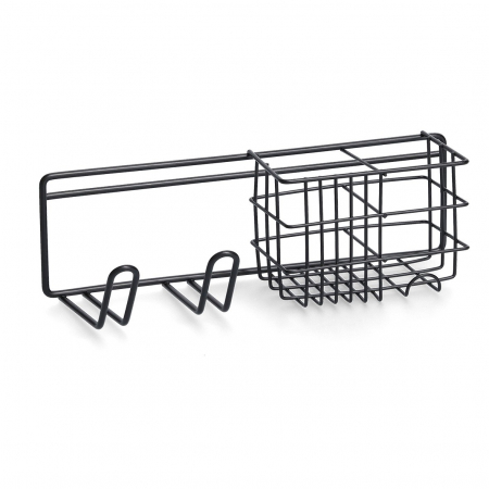 Rafturi - Raft baie Zeller, metal, 27x9.5x8.7, negru