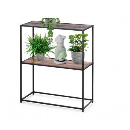 Raft lateral Koopman International, metal, 70x31x85 cm, negru [3]