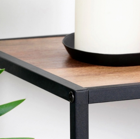 Raft lateral Koopman International, metal, 70x31x85 cm, negru [5]