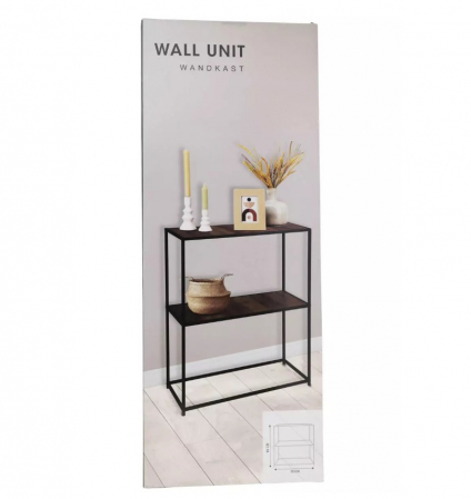 Raft lateral Koopman International, metal, 70x31x85 cm, negru [2]