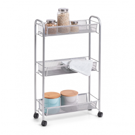Zeller-Troll universal shelf, metal, 44x17x70.5 cm, gray [1]