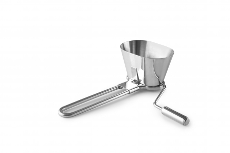Ustensile pentru gatit - Rasnita pentru verdeturi Ibili-Easycook, otel inoxidabil, 19x6 cm, argintiu